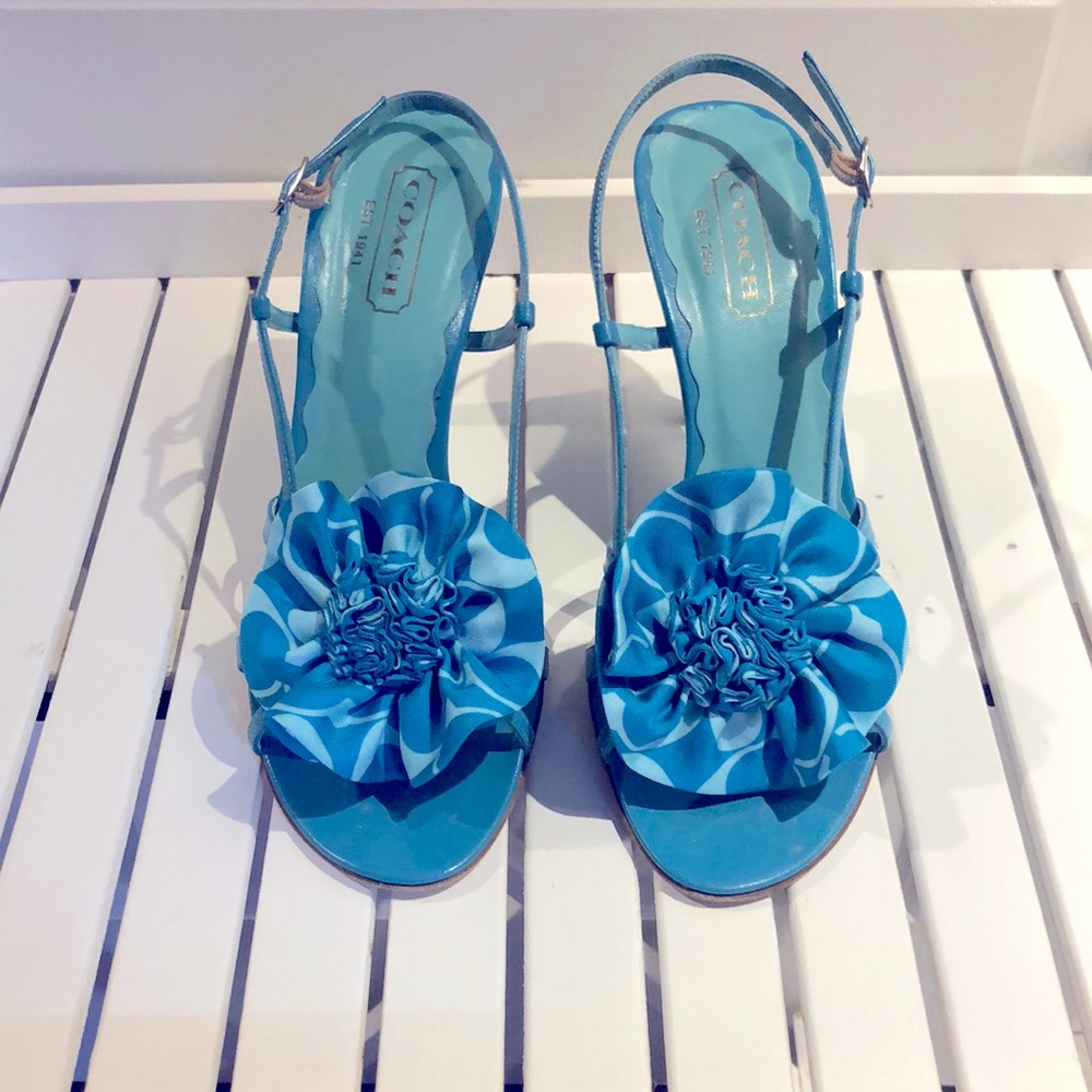 Coach Farrah Turq heels. Size 7.5